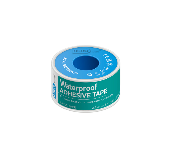 AEROTAPE Waterproof Adhesive Tape 2.5cm x 5M (1 x 5M Tape)