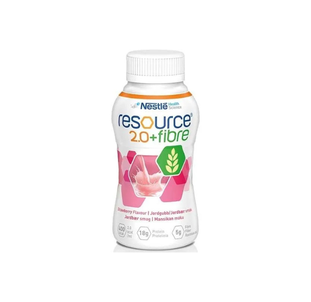 RESOURCE 2.0 Fibre Strawberry 4x200ml (1Carton/24bottles)