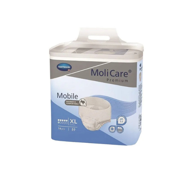 Molicare Premium Mobile 6 Drops X-Large 130cm-170cm 2140ml (14pcs/Pack)