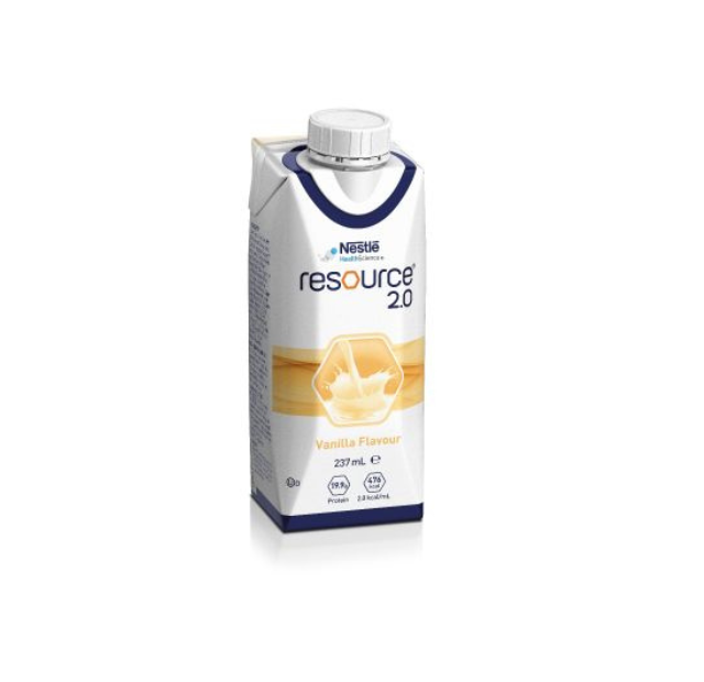 Resource® 2.0 Vanilla 237ml. Nutritional support (1Carton/24bottles)