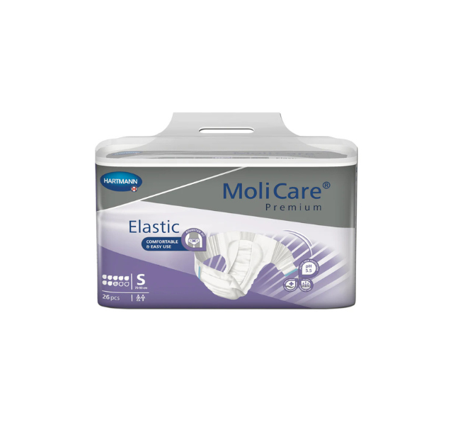 Molicare Premium Elastic Small 8 Drops 70cm-90cm 2356ml (26pcs/Pack)