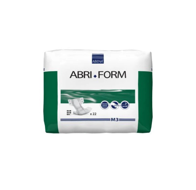 Abri-Form Comfort Blue M3 Medium 2900mL 70-110cm (22 x pack)