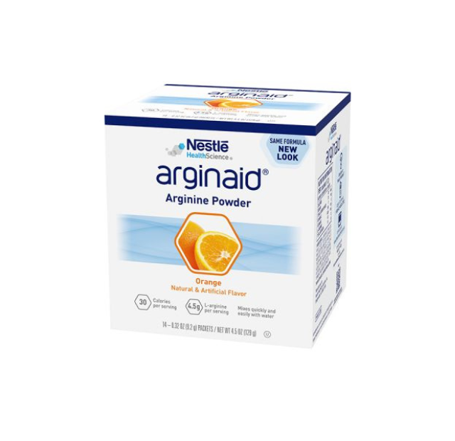 ARGINAID® Arginine Orange Powder 9.2g Nutritional Support Sachet (1Box/14packets)