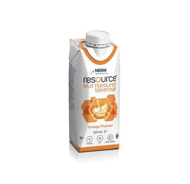 RESOURCE® Fruit Flavoured Beverage Orange 237ml (1Carton/24bottles)