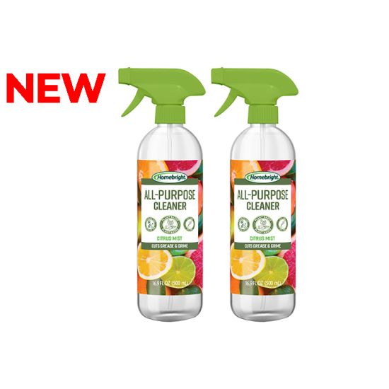 Eco All Purpose Spray Cleaner 500ml. Cuts Grease, Stains and Grime.  (2 x Bottle Pack)