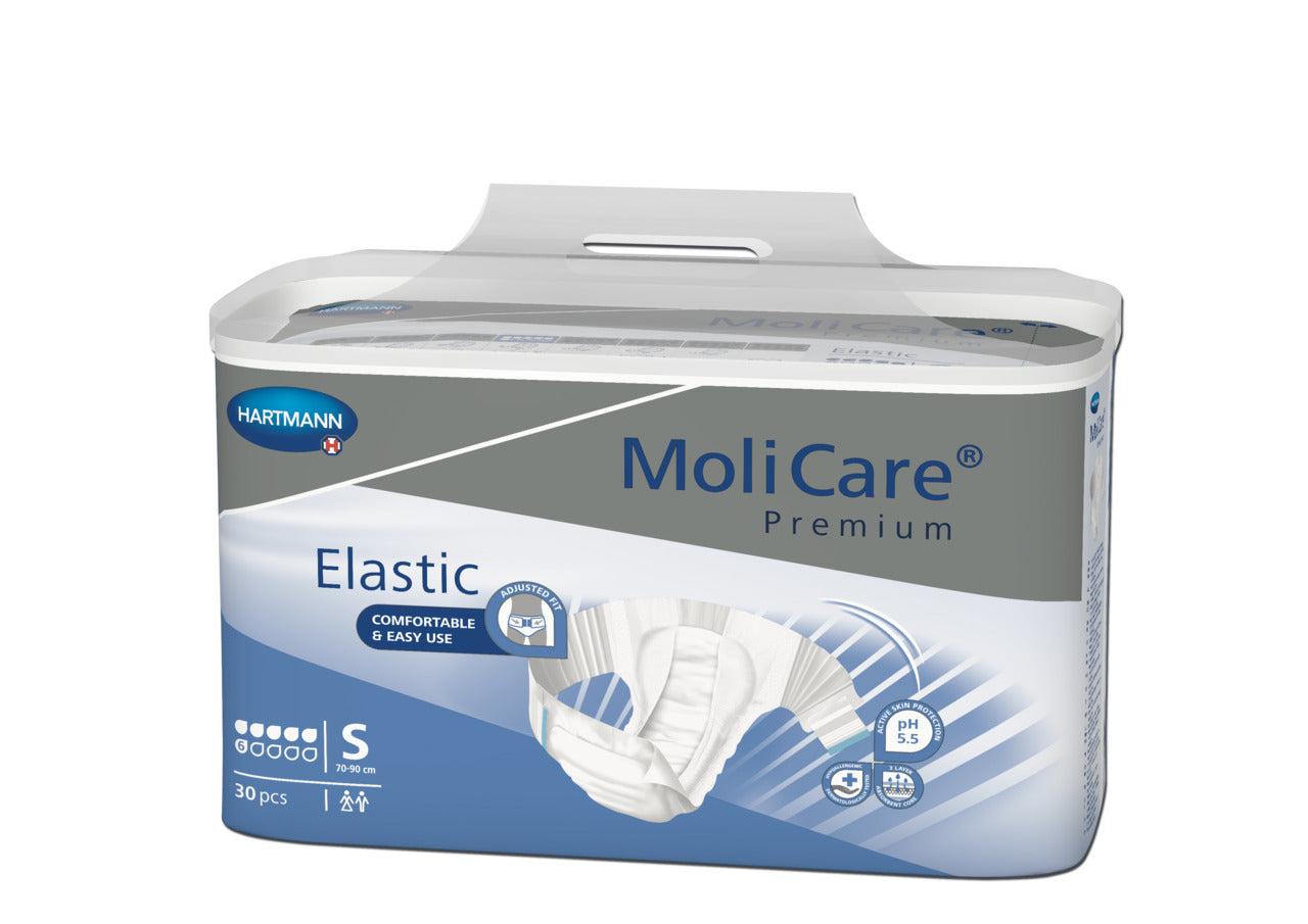 Molicare Premium Elastic Small 6 Drops 70cm-90cm 1667ml (30pcs/Pack)