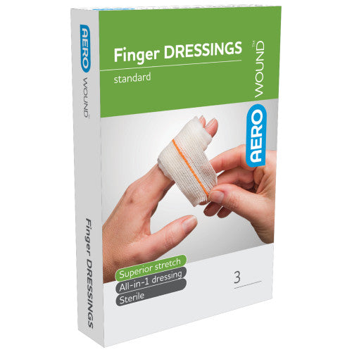 AEROWOUND Finger Dressing. Wound Care (3pcs/Box)