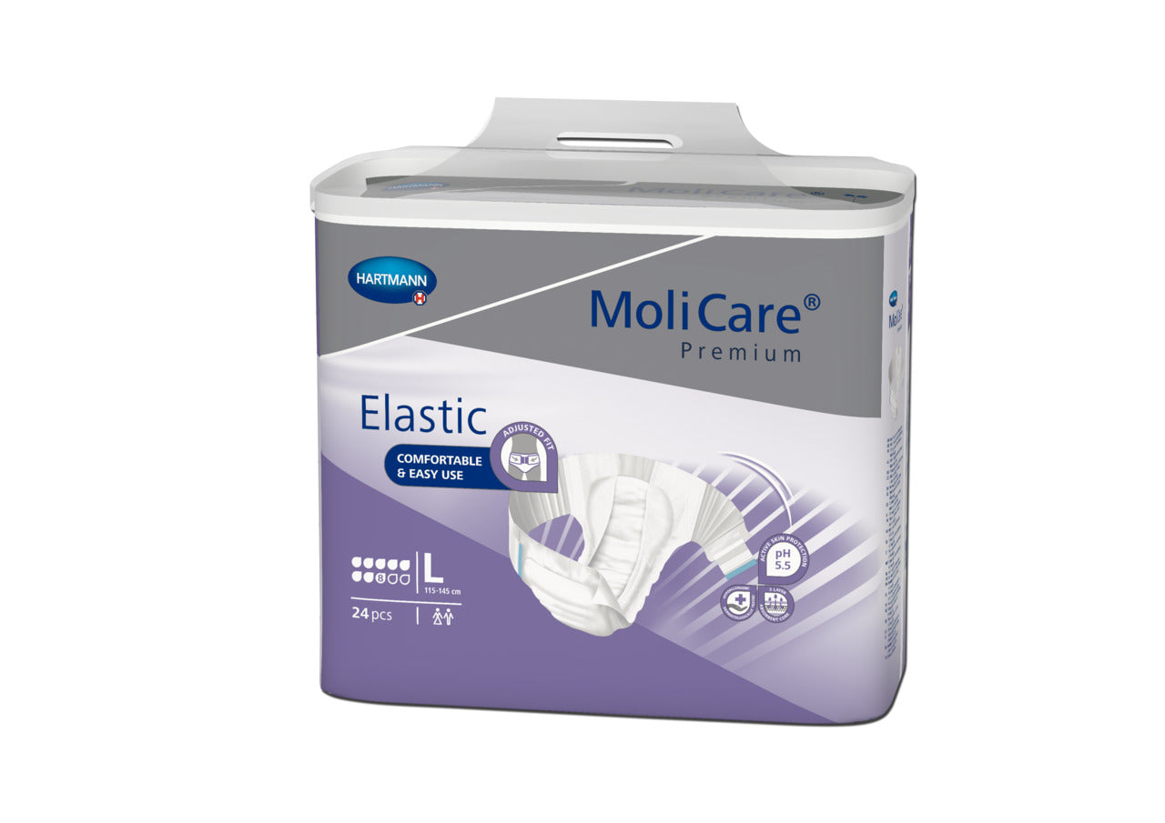 Molicare Premium Elastic Large 8 Drops 115cm-145cm 3220ml (26pcs/Pack)