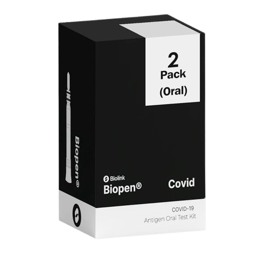 Rapid Antigen Oral Test | COVID-19 | NEW STOCK SALIVA PEN TEST | ECOTEST/BIOLINK (2 Test Kit)