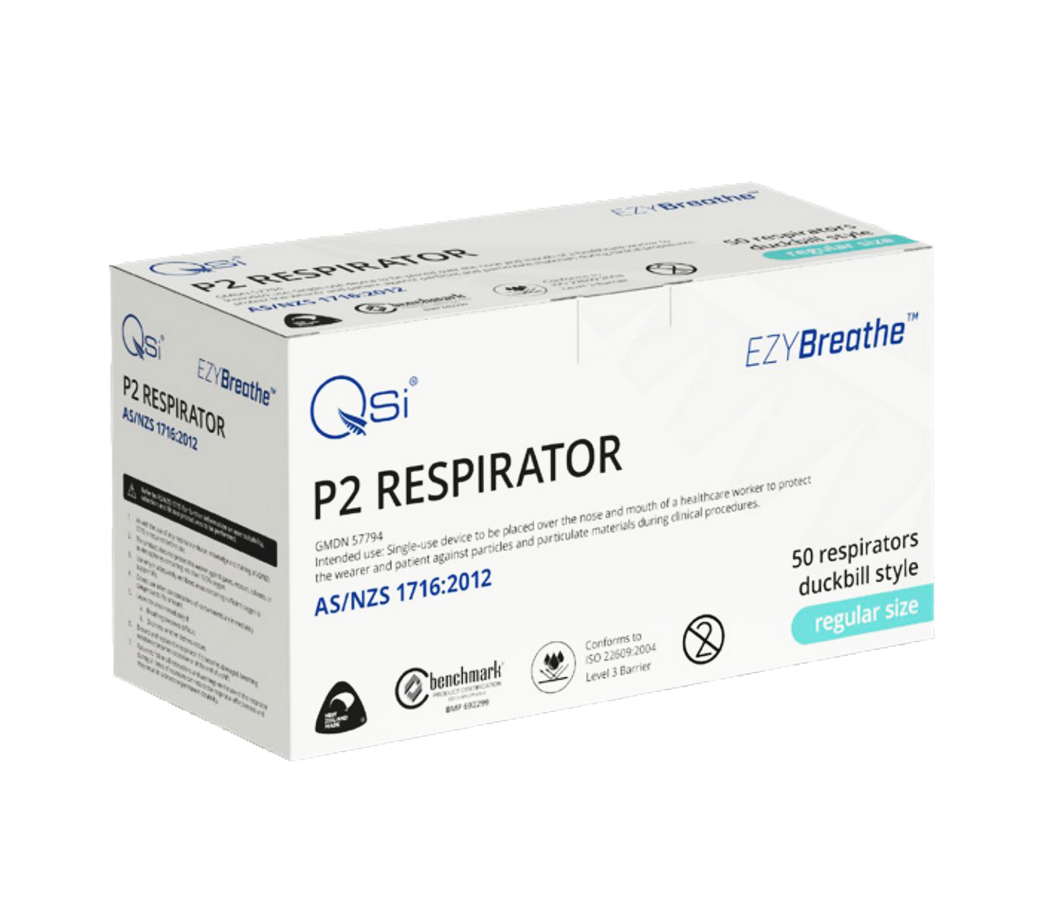 EZY - Breathe P2 Duck Bill Surgical Respirator Hospital Grade Level 3 ...